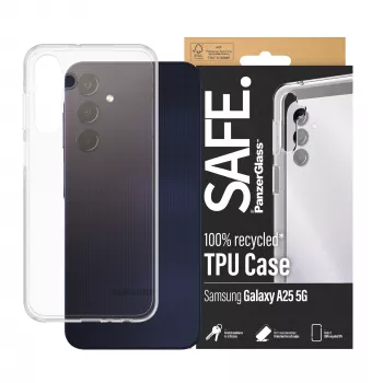 PanzerGlass SAFE. by ® custodia TPU Samsung Galaxy A25 5G | trasparente