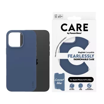 Cover PanzerGlass CARE by ® custodia moda blu con MagSafe iPhone '24 6.9 inch Pro