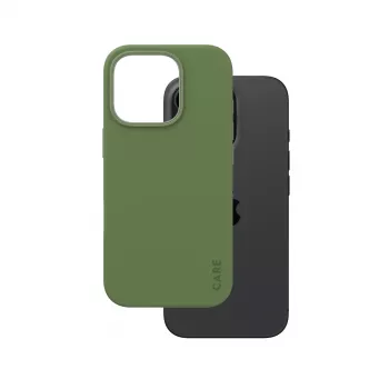 PanzerGlass CARE Fashionable custodia per iPhone 16 Pro da 6,3 pollici, con MagSafe, verde