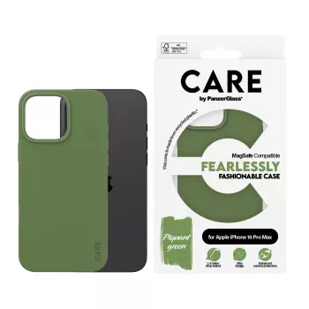 PanzerGlass CARE™ by ® Case verde con MagSafe iPhone 16 Pro Max