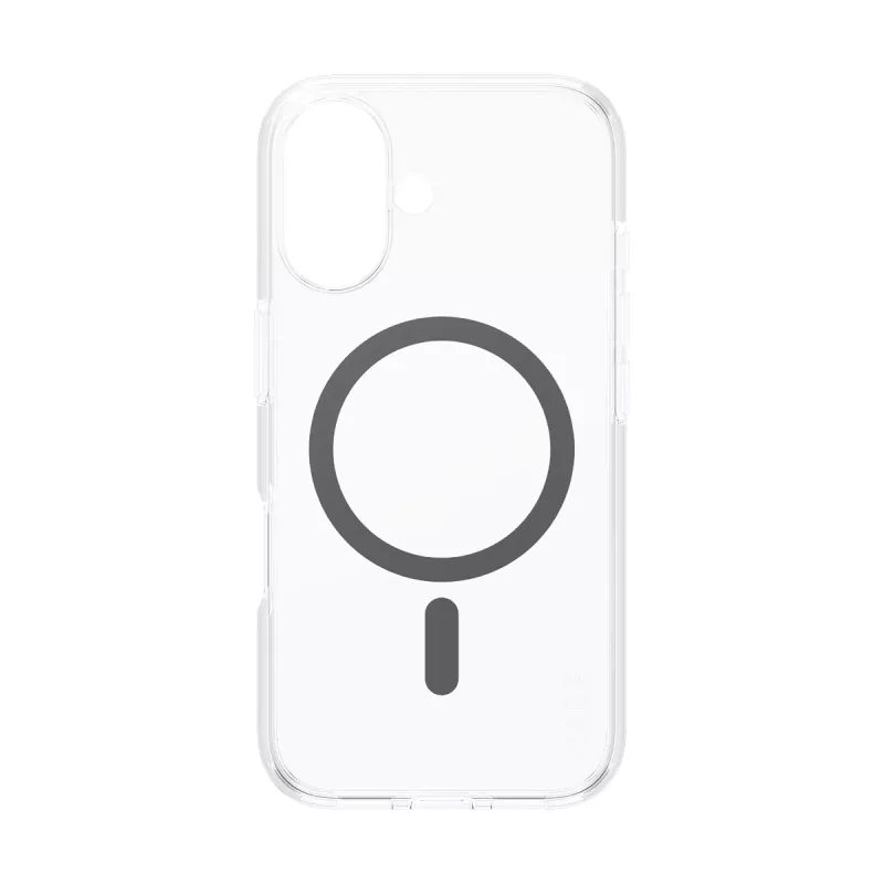 PanzerGlass CARE™ by ® custodia Urban Combat trasparente con MagSafe nero per iPhone 16