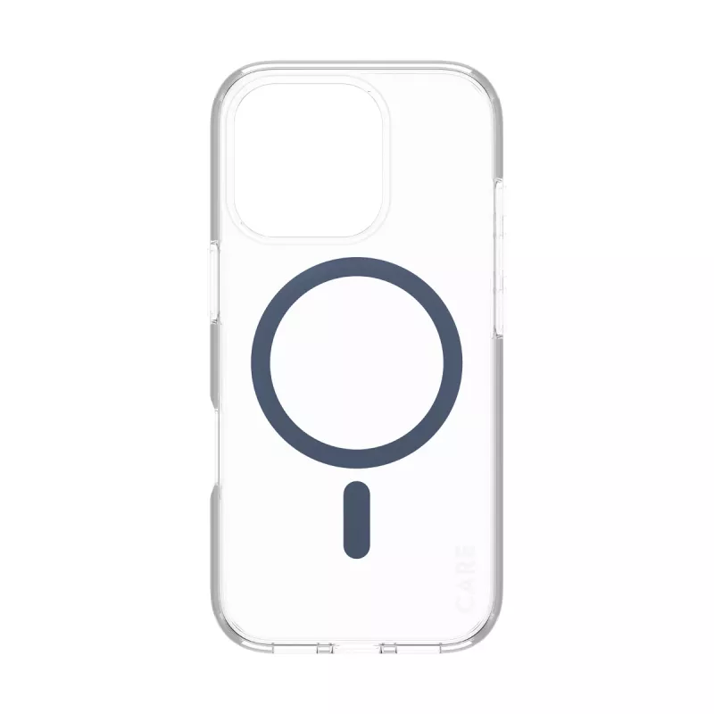 PanzerGlass CARE by Flagship cover trasparente Urban Combat Blue MagSafe iPhone 16 Pro