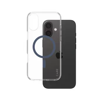 PanzerGlass CARE™ by ® Urban Combat cover trasparente con MagSafe blu iPhone 16 Plus
