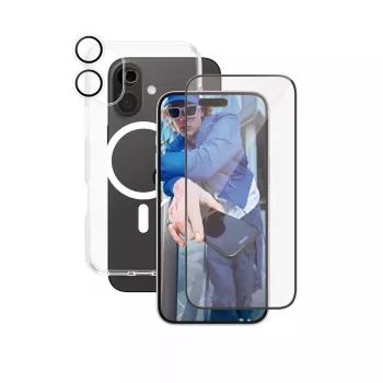 PanzerGlass ® | CARE by ® Flagship bundle 3-in-1 iPhone 16 Plus