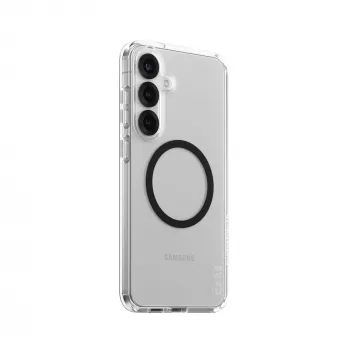 PanzerGlass CARE™ by ® Urban Combat cover trasparente con nero compatibile Qi Samsung Galaxy S25+