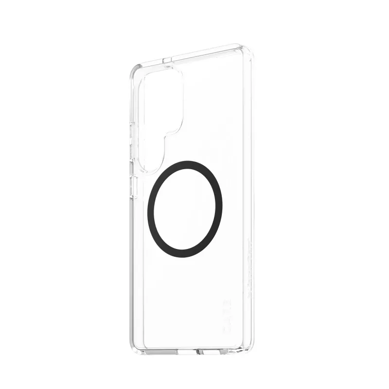 PanzerGlass CARE™ by ® Urban Combat cover, trasparente, con nero Qi, compatibile, Samsung Galaxy S25 Ultra
