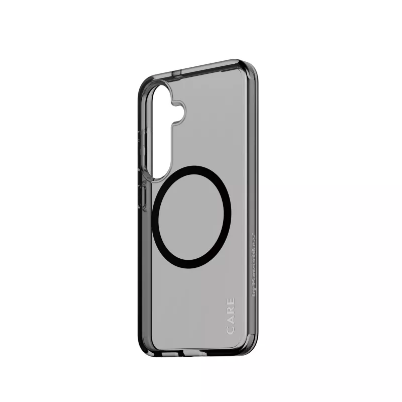 PanzerGlass CARE™ by ® Urban Combat case Smokey w. nero compatibile Qi Samsung Galaxy S25