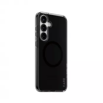 PanzerGlass CARE™ by ® Urban Combat case Smokey w. nero compatibile Qi Samsung Galaxy S25+
