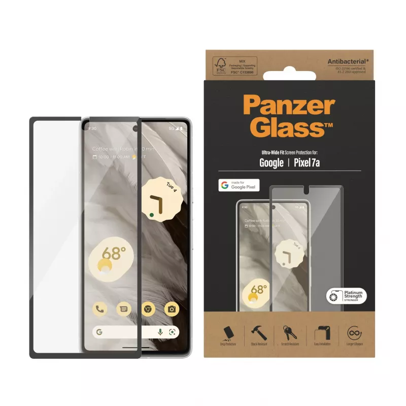PanzerGlass® protezione display Google Pixel 7a | Ultra Wide Fit