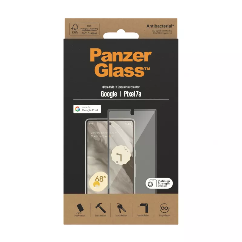 PanzerGlass® protezione display Google Pixel 7a | Ultra Wide Fit