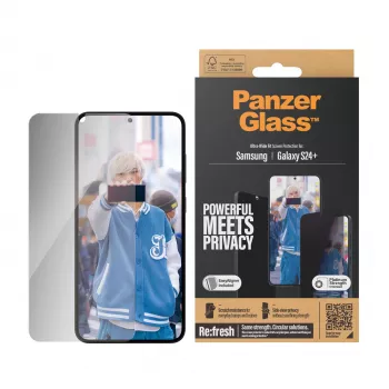 PanzerGlass ® protezione display privacy Samsung Galaxy S24+ | Ultra-Wide Fit con EasyAligner