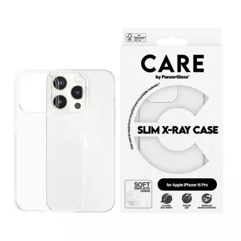 PanzerGlass CARE™ by ® X-Ray cover iPhone 15 Pro, cover, Apple, Apple - iPhone 15 Pro, trasparente