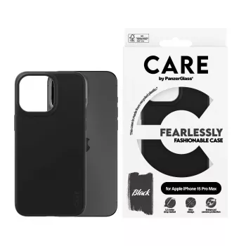 Cover PanzerGlass CARE by cover moda nero iPhone 15 Pro Max