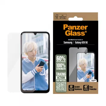 PanzerGlass® pellicola protettiva display Samsung Galaxy A26 5G | Ultra-Wide Fit