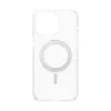 PanzerGlass CARE™ by ® case trasparente con kickstand argento e MagSafe iPhone 15 Pro Max