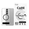 PanzerGlass CARE™ by ® cover trasparente con supporto nero e compatibile Qi Samsung Galaxy S25+