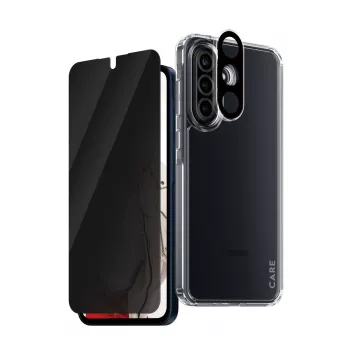 PanzerGlass ® | CARE by ® Flagship bundle 3-in-1 privacy Samsung Galaxy A36 5G