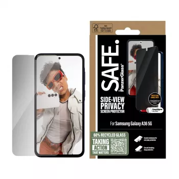 PanzerGlass SAFE. by ® protezione display privacy Samsung Galaxy A36 5G | Ultra-Wide Fit con EasyAligner