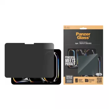 PanzerGlass ® Privacy Pellicola proteggi schermo per la privacy ® iPad Pro 11'' (2024-2025) | Ultra-Wide Fit