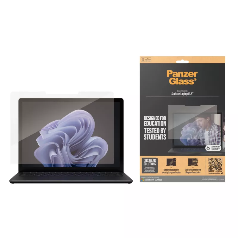 PanzerGlass® Pellicola proteggi schermo Microsoft Surface Laptop 13,5 pollici | 6 | 5 | 4 | 3 | 2