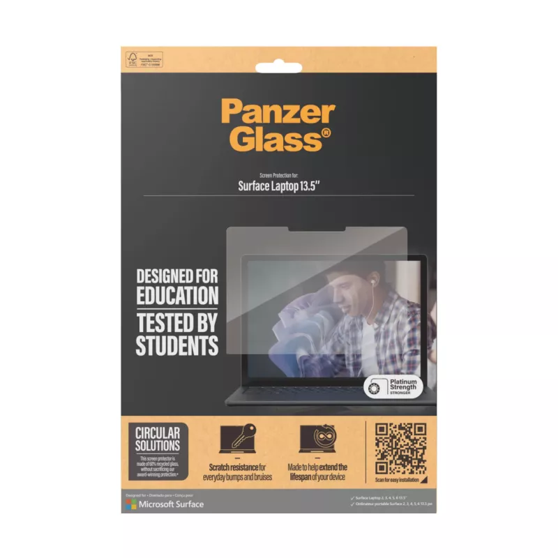 PanzerGlass® Pellicola proteggi schermo Microsoft Surface Laptop 13,5 pollici | 6 | 5 | 4 | 3 | 2