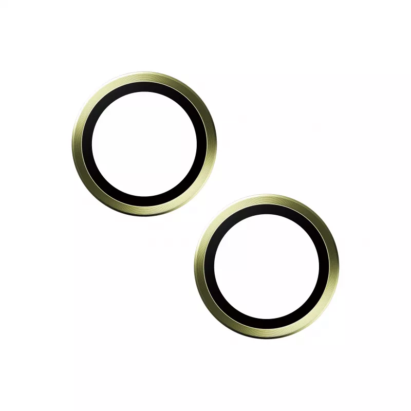 PanzerGlass ® Hoops® Protezione lenti fotocamera giallo iPhone 15 | 15 Plus