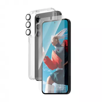 PanzerGlass ® 3-in-1 Bundle Samsung Galaxy S24 | Ultra-Wide Fit con EasyAligner