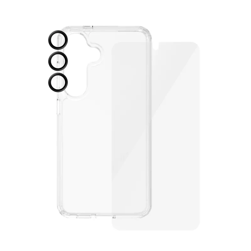 PanzerGlass ® 3-in-1 Bundle Samsung Galaxy S24 | Ultra-Wide Fit con EasyAligner