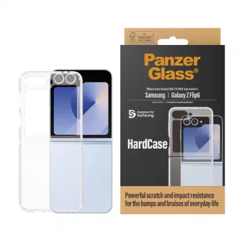 PanzerGlass ® HardCase trasparente Samsung Galaxy Z Flip6, custodia, Samsung, Samsung - Galaxy Z Flip6, trasparente