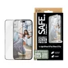 PanzerGlass SAFE. by ® Protezione schermo con cornice nera iPhone 16 Plus | 15 Plus | Ultra-Wide Fit