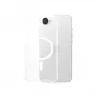 PanzerGlass CARE Fashionable Samba custodia per iPhone 16e, compatibile con MagSafe e Qi, TPU, trasparente con bianco