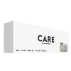 PanzerGlass CARE Fashionable Samba custodia per iPhone 16e, compatibile con MagSafe e Qi, TPU, trasparente con bianco