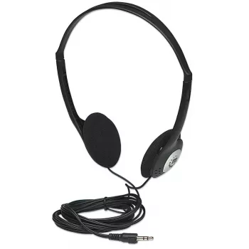 Cuffie MANHATTAN stereo 3.5mm nero