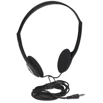 Cuffie MANHATTAN stereo 3.5mm nero