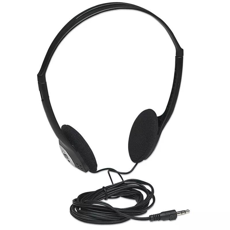 MANHATTAN 177481 cuffie stereo, ultraleggere, con archetto regolabile