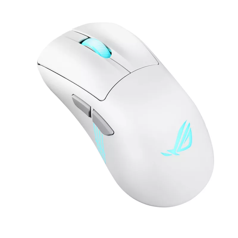 ASUS ROG Keris II Origin WHT Mouse Gaming per destrorsi RF Wireless + Bluetooth + USB Type-A ottico 42000 DPI