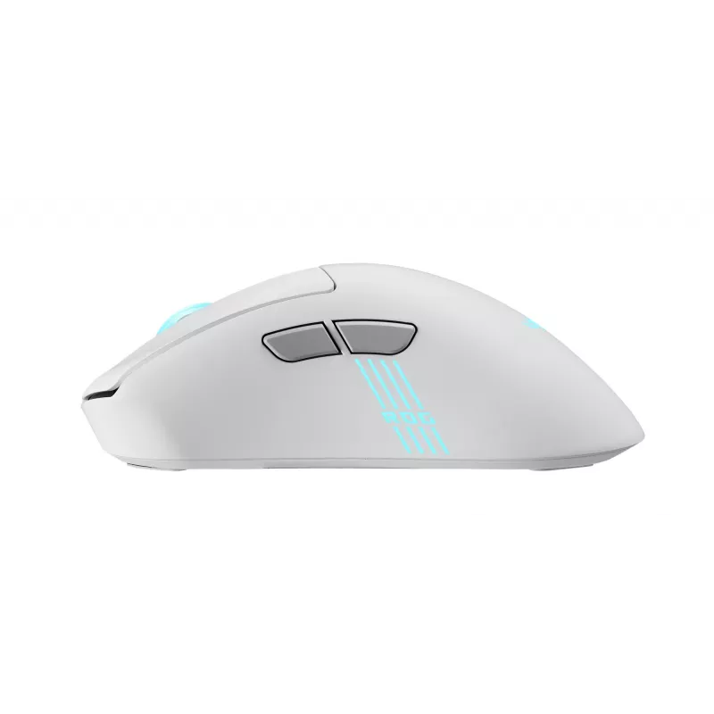 ASUS ROG Keris II Origin WHT Mouse Gaming per destrorsi RF Wireless + Bluetooth + USB Type-A ottico 42000 DPI