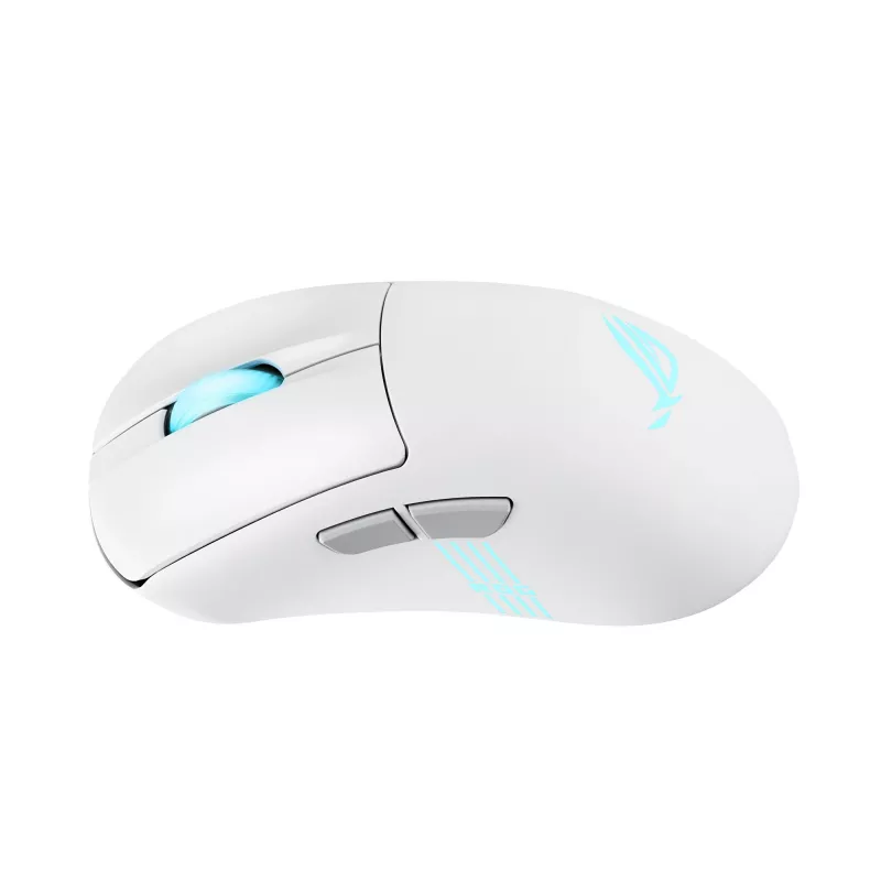 ASUS ROG Keris II Origin WHT Mouse Gaming per destrorsi RF Wireless + Bluetooth + USB Type-A ottico 42000 DPI