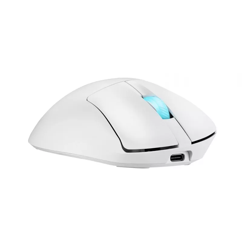 ASUS ROG Keris II Origin WHT Mouse Gaming per destrorsi RF Wireless + Bluetooth + USB Type-A ottico 42000 DPI