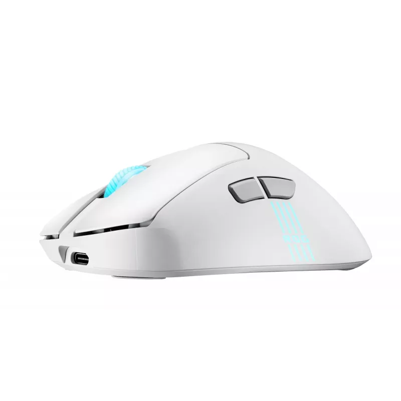 ASUS ROG Keris II Origin WHT Mouse Gaming per destrorsi RF Wireless + Bluetooth + USB Type-A ottico 42000 DPI