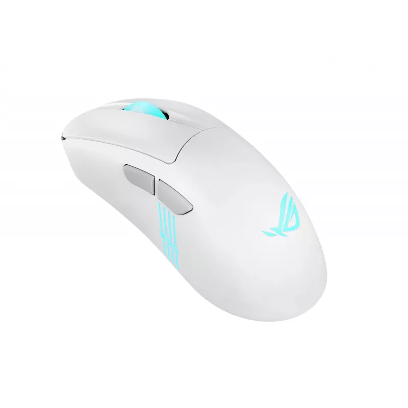 ASUS ROG Keris II Origin WHT Mouse Gaming per destrorsi RF Wireless + Bluetooth + USB Type-A ottico 42000 DPI