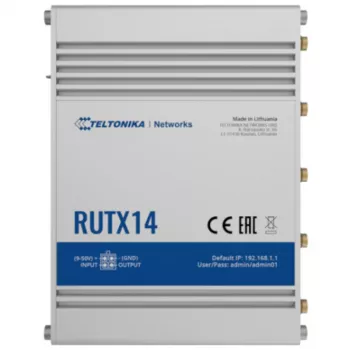 TELTONIKA RUTX14 4G LTE Cat12 Router industriale Wi-Fi