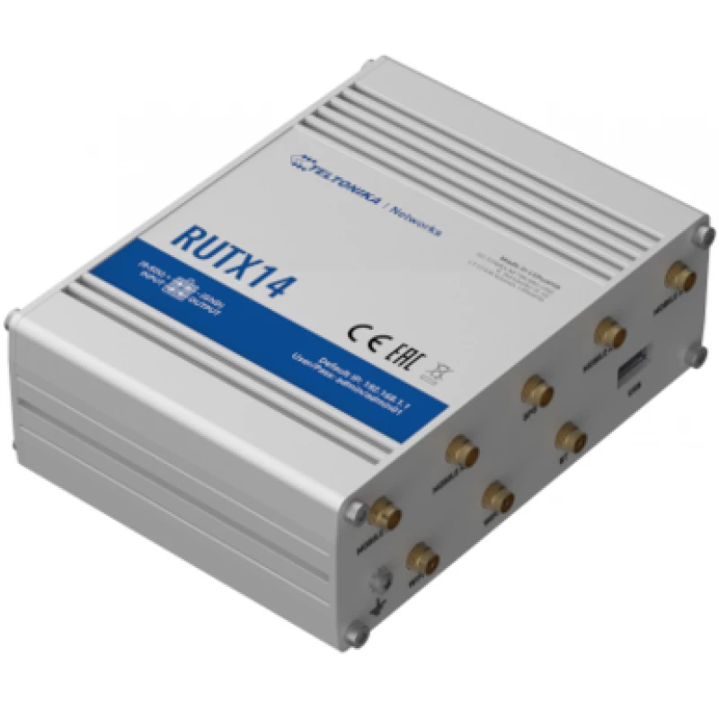TELTONIKA RUTX14 4G LTE Cat12 Router industriale Wi-Fi