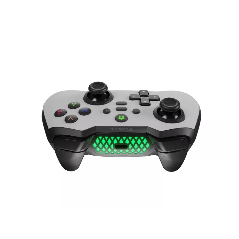 GENESIS Mangan 400 gamepad Bluetooth bianco analogico / digitale Android, MAC, Nintendo Switch, PC, iOS
