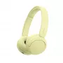 Sony WHCH520Y.CE7, wireless, chiamate/musica, 20 - 20000 Hz, 147 g, headset, giallo