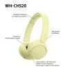 Sony WHCH520Y.CE7, wireless, chiamate/musica, 20 - 20000 Hz, 147 g, headset, giallo