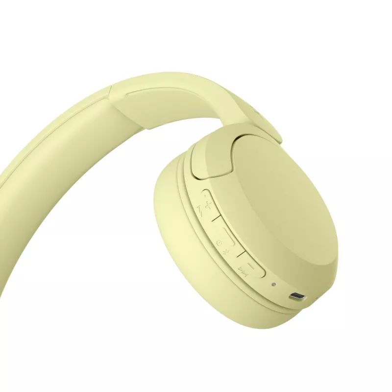 Sony WHCH520Y.CE7, wireless, chiamate/musica, 20 - 20000 Hz, 147 g, headset, giallo