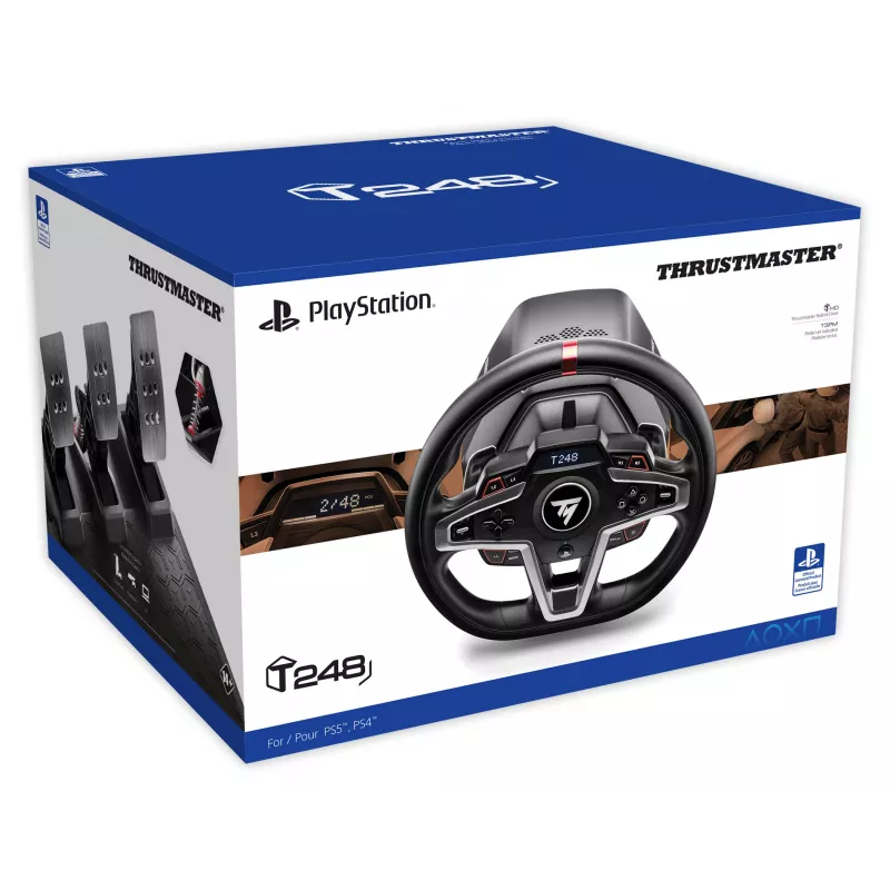 Thrustmaster T248 nero volante + pedali PC, PlayStation 4, PlayStation 5