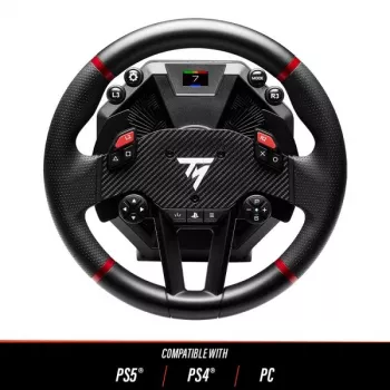 Thrustmaster T598 nero, rosso USB volante + pedali analogico / digitale PC, PlayStation 4, PlayStation 5
