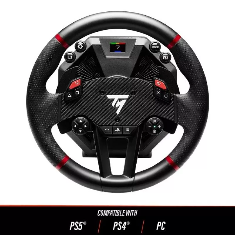 Thrustmaster T598 nero, rosso USB volante + pedali analogico / digitale PC, PlayStation 4, PlayStation 5